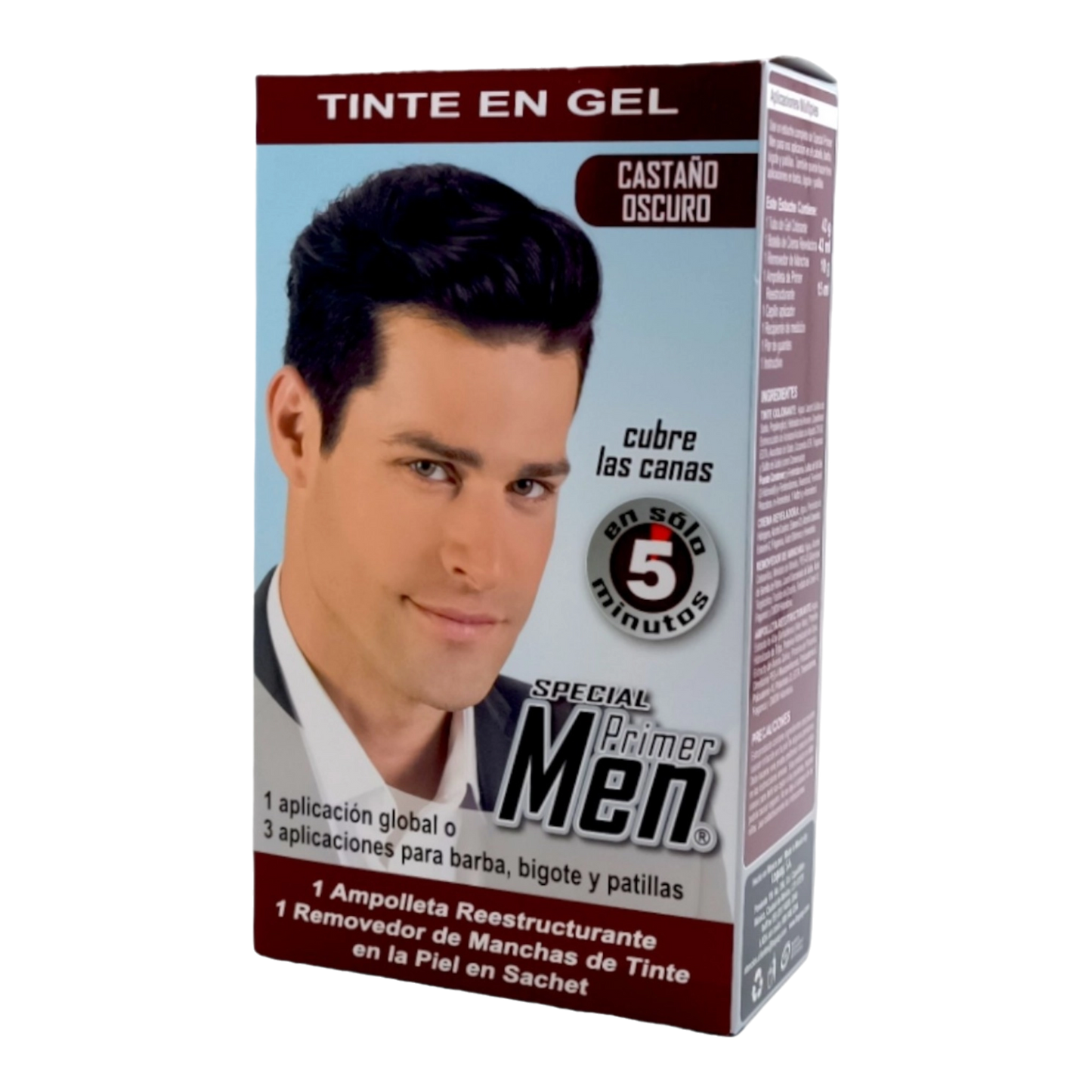 Loquay Tinte Primer Men Castaño Oscuro