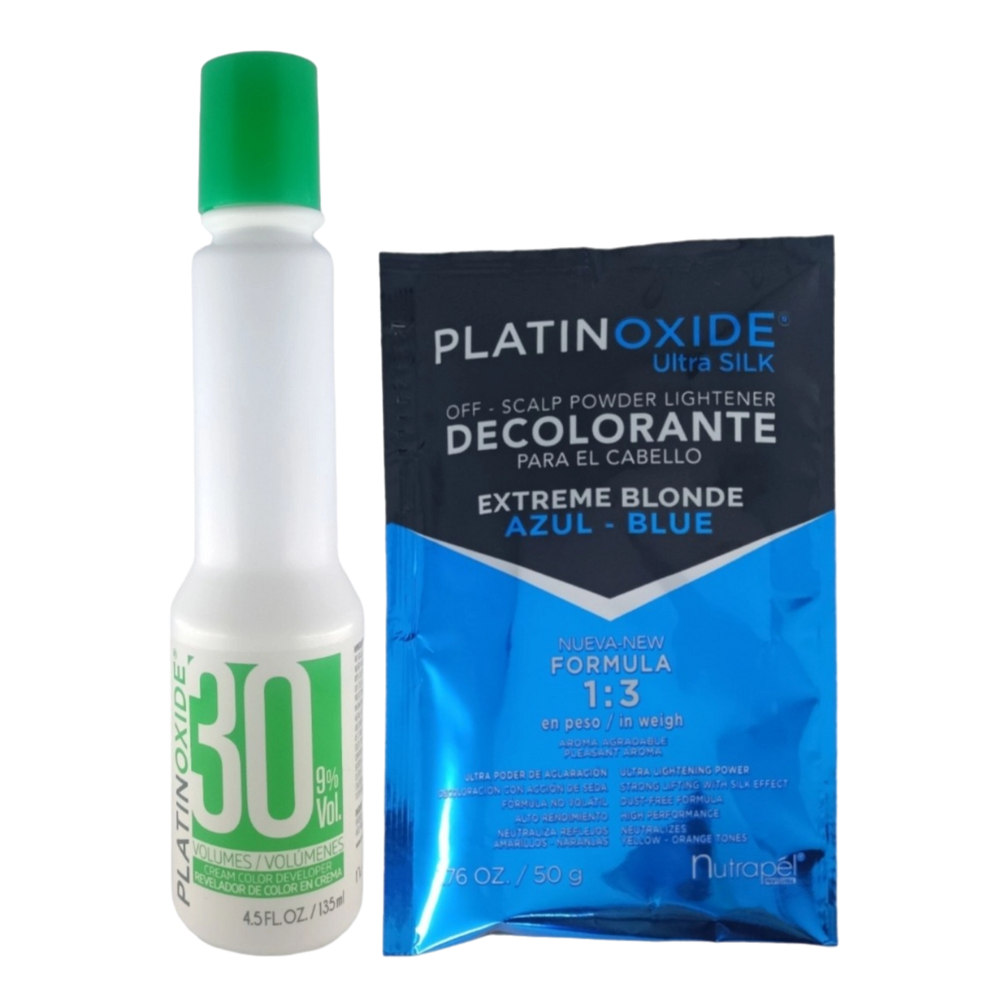 Nutrapel Decolorante Platinoxide Azul En Sobre