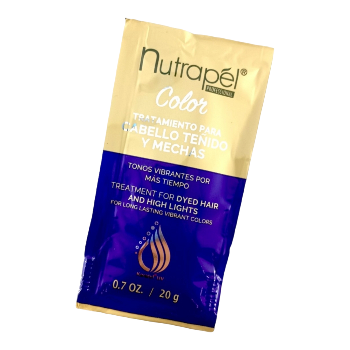 Nutrapel Tratamiento Cabello Teñido 20 G