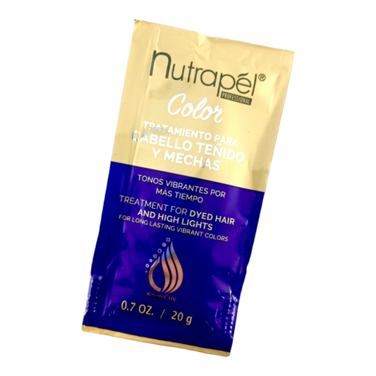 Nutrapel Tratamiento Cabello Teñido 20 G